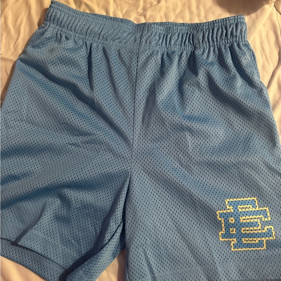 Eric Emanuel blue/yellow shorts
